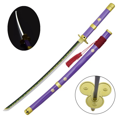 ORNAMENTAL KATANA WITH LED LIGHTING BAMBOO VERSION (ZS661VGDWD-LS)