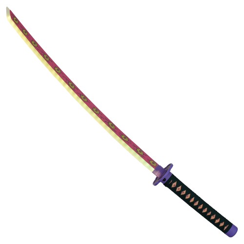 ORNAMENTAL KATANA WITH LED LIGHTING BAMBOO VERSION (ZS665GDWD-LS)