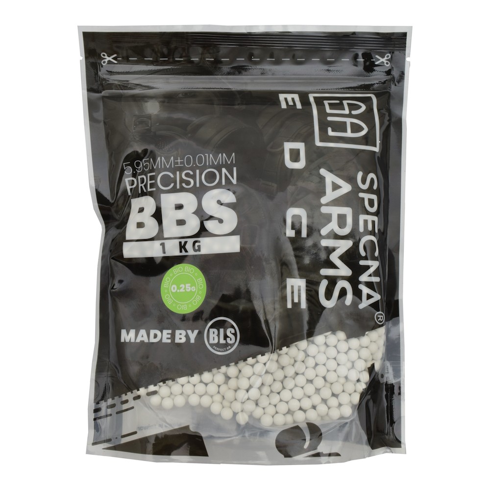 SPECNA ARMS BIODEGRADABLE EDGE PRECISION BALL PELLETS 0.25G WHITE 1Kg (SPE-16-027217) SPECNA ARMS BIODEGRADABLE EDGE PRECISION BALL PELLETS 0.25G WHITE 1Kg (SPE-16-027217)