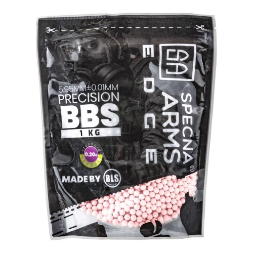 SPECNA ARMS TRACER EDGE PRECISION BALL PELLETS 0.20G RED 1Kg (SPE-16-029334)