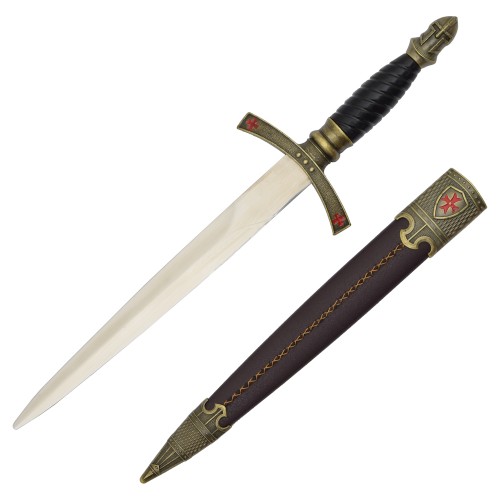 PUGNALE TEMPLARE ORNAMENTALE (ZS212)