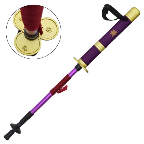 HIKING POLE WITH KATANA STYLE HANDLE (ZS661V-DSZ)