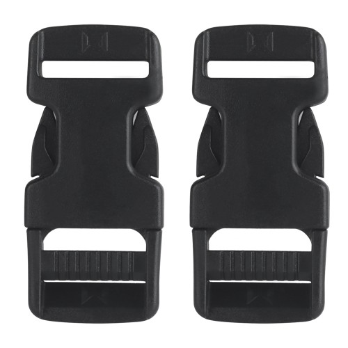 WOSPORT FIBBIA WST 2 PEZZI NERO (WO-CK07)