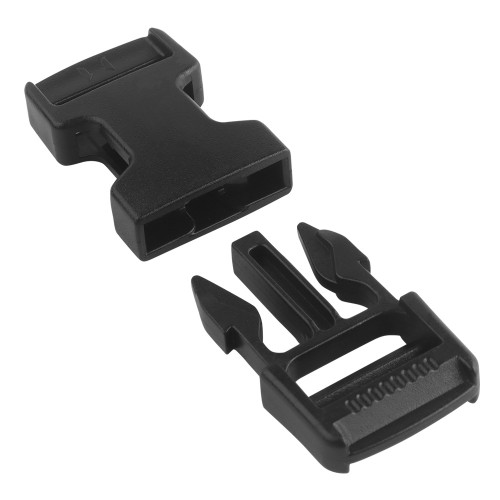 WOSPORT FIBBIA WST 2 PEZZI NERO (WO-CK07)