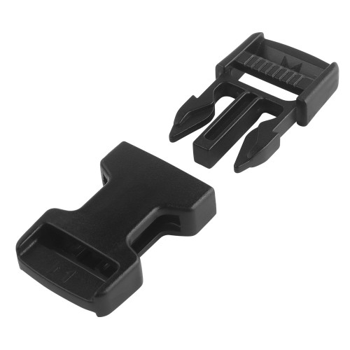 WOSPORT FIBBIA WST 2 PEZZI NERO (WO-CK07)