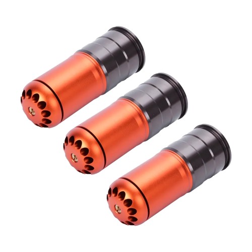 KING ARMS GAS GRENADE 120 ROUNDS VERSION 3 - 3 PIECES SET (KA-CART120R-III)
