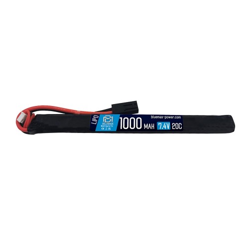 BLUEMAX POWER LI-PO BATTERY 7.4V X 1000MAH 20C AK STICK (BM-7.4X1000)