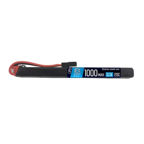 BLUEMAX POWER LI-PO BATTERY 11.1V X 1000MAH 20C AK STICK (BM-11.1X1000)