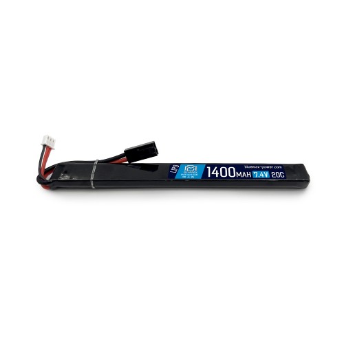 BLUEMAX POWER BATTERIA LI-PO 7.4V x 1400MAH 20C AK STICK (BM-7.4X1400)