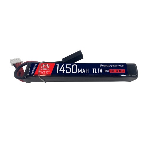 BLUEMAX POWER BATTERIA LI-PO 11.1V x 1450MAH 30C STICK (BM-11.1X1450)