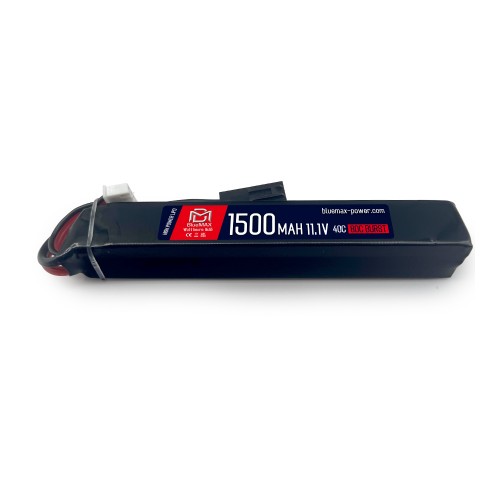 BLUEMAX POWER EXTREME LI-PO BATTERY 11.1V X 1500MAH 40C STICK (BM-11.1X1500)
