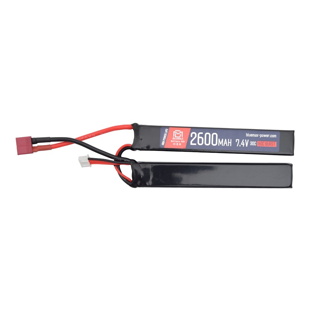 BLUEMAX POWER BATTERIA LI-PO 7.4V x 2600MAH 30C NUNCHUCK DEANS (BM-7.4X2600ND) BLUEMAX POWER BATTERIA LI-PO 7.4V x 2600MAH 30C NUNCHUCK DEANS (BM-7.4X2600ND)