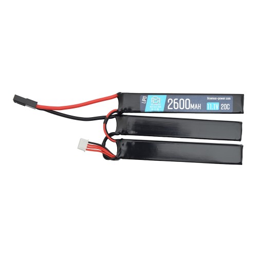 BLUEMAX POWER LI-PO BATTERY 11.1V X 2600MAH 20C TRIPLE (BM-11.1X2600N)