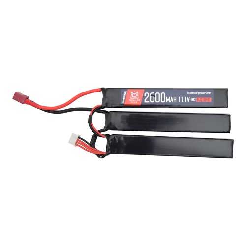BLUEMAX POWER LI-PO BATTERY 11.1V X 2600MAH 20C TRIPLE DEANS (BM-11.1X2600TD)