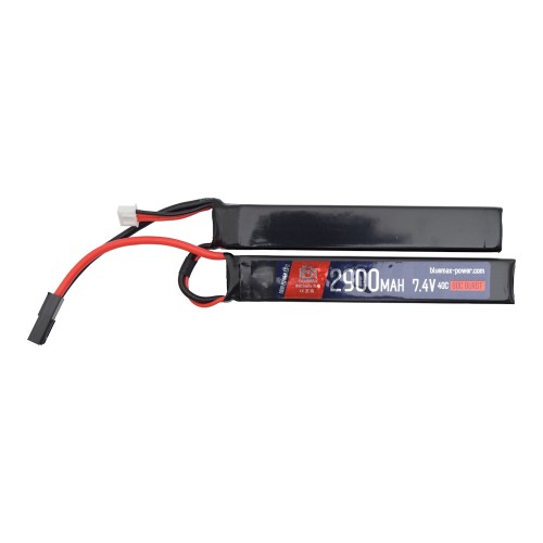 BLUEMAX POWER LI-PO BATTERY 7.4V X 2900MAH 40C NUNCHUCK (BM-7.4X2900N)