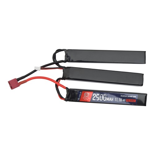 BLUEMAX POWER BATTERIA LI-PO 11.1V x 2900MAH 40C TRIPLE DEANS (BM-11.1X2900TD)