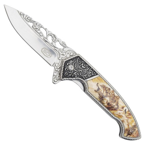 SCK SPRING ASSISTED POCKET FOLDING KNIFE (CW-033)