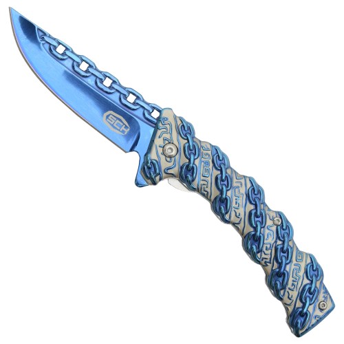 SCK SPRING ASSISTED POCKET FOLDING KNIFE (CW-042)