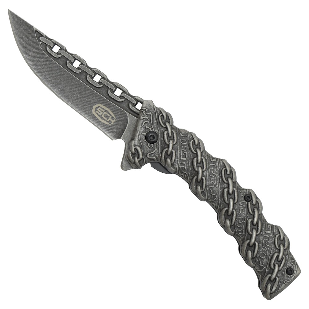 SCK SPRING ASSISTED POCKET FOLDING KNIFE (CW-043) SCK SPRING ASSISTED POCKET FOLDING KNIFE (CW-043)