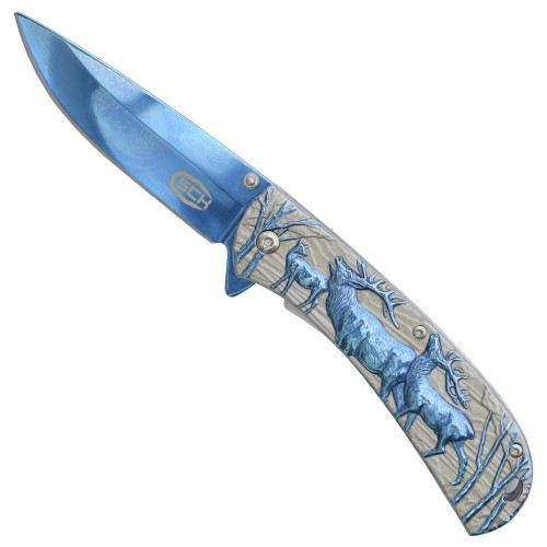 SCK SPRING ASSISTED POCKET FOLDING KNIFE (CW-046)