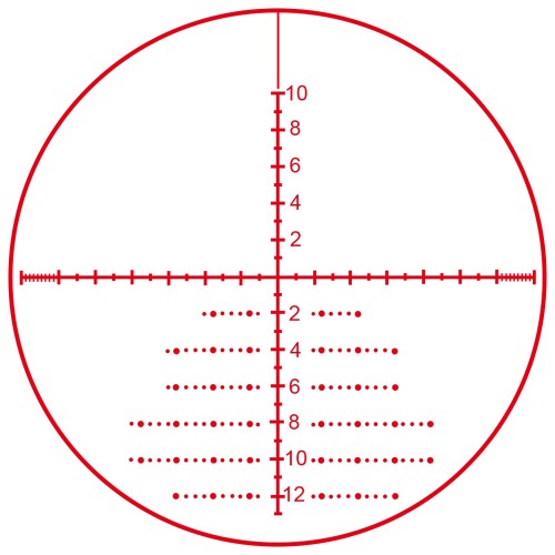 AIM-O RIFLE SCOPE ZOOM 3X LENS 25MM BLACK (AO3068-B)