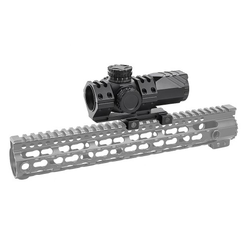 AIM-O RIFLE SCOPE ZOOM 3X LENS 25MM BLACK (AO3068-B)
