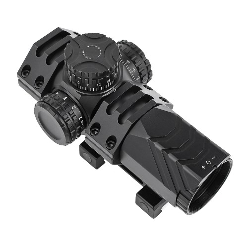 AIM-O RIFLE SCOPE ZOOM 3X LENS 25MM BLACK (AO3068-B)