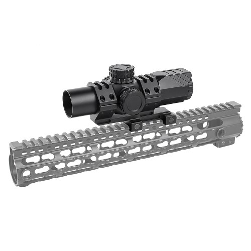 AIM-O RIFLE SCOPE ZOOM 3X LENS 25MM BLACK (AO3068-B)