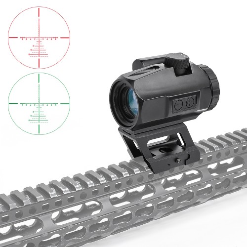 AIM-O RIFLE SCOPE ZOOM 3X LENS 22MM BLACK (AO3069-B)