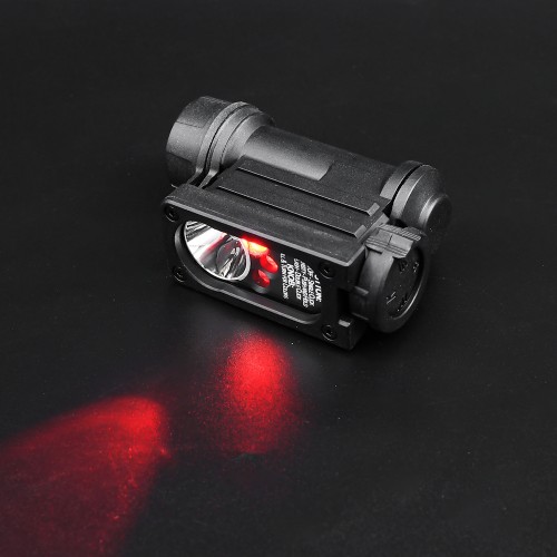 WADSN TACTICAL MULTIFUNCTION FLASHLIGHT LED/IR BLACK (WD05002-B)