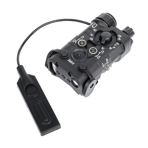 WADSN AIMING DEVICE RED/IR LASER AND WHITE LED FLASHLIGHT BLACK (WD06093-B)