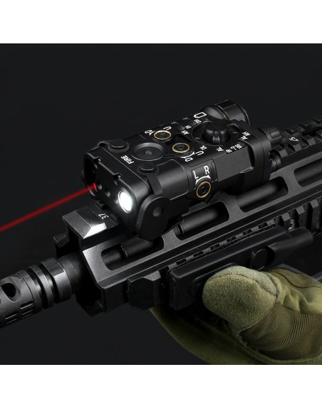 WADSN AIMING DEVICE RED/IR LASER AND WHITE LED FLASHLIGHT BLACK ...