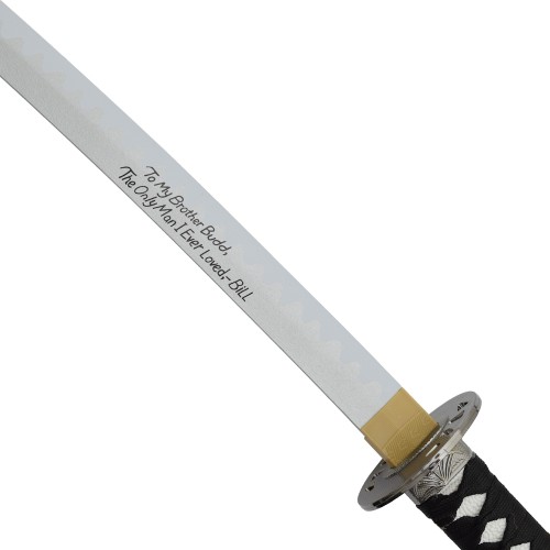 KATANA ORNAMENTALE CON LAMA IN BAMBOO (ZS320-DWD)