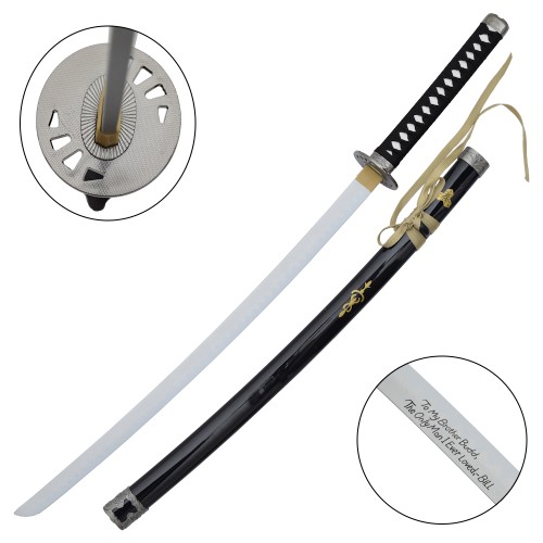 KATANA ORNAMENTALE CON LAMA IN BAMBOO (ZS320-DWD)