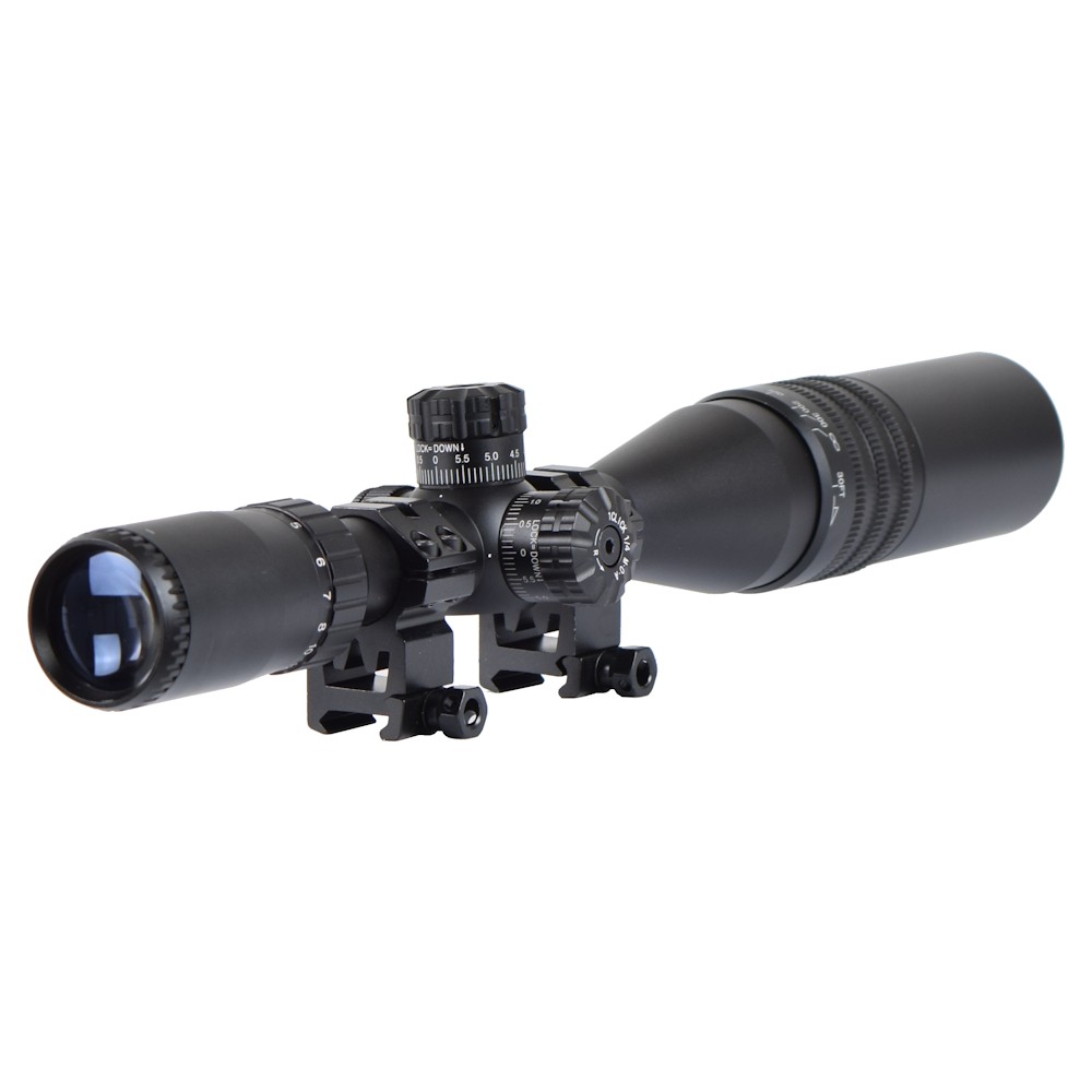 JS-TACTICAL OTTICA ILLUMINATA ZOOM 4X-16X LENTE 44mm NERA (JS-4-16X44AOYU)