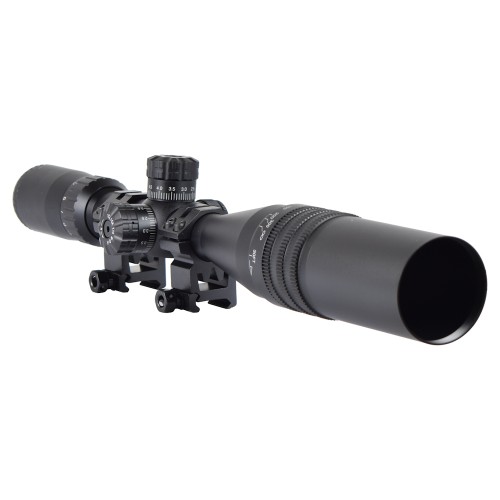JS-TACTICAL OTTICA ILLUMINATA ZOOM 4X-16X LENTE 44mm NERA (JS-4-16X44AOYU)