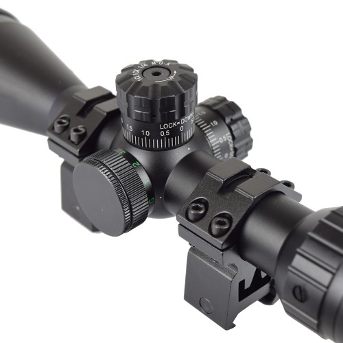 JS-TACTICAL OTTICA ILLUMINATA ZOOM 4X-16X LENTE 44mm NERA (JS-4-16X44AOYU)