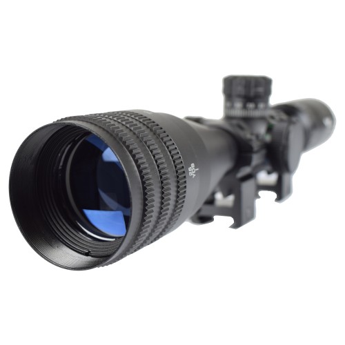 JS-TACTICAL OTTICA ILLUMINATA ZOOM 4X-16X LENTE 44mm NERA (JS-4-16X44AOYU)