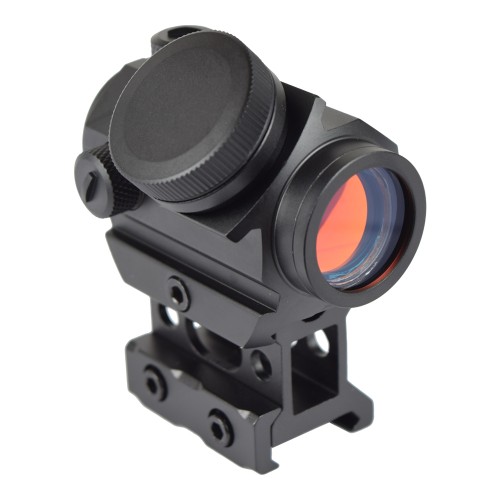 JS-TACTICAL RED DOT SIGHT WITH 1" RISER AND BUILT-IN BATTERY BLACK (JS-M1KC)