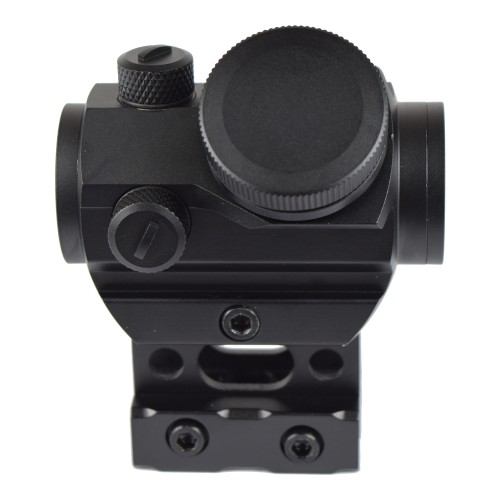 JS-TACTICAL RED DOT SIGHT WITH 1" RISER AND BUILT-IN BATTERY BLACK (JS-M1KC)