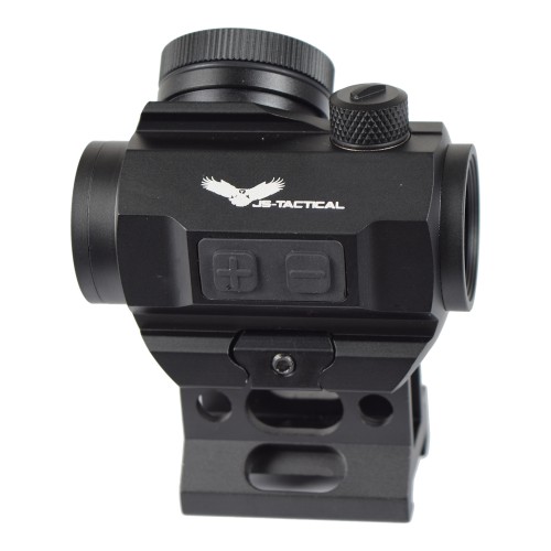 JS-TACTICAL RED DOT SIGHT WITH 1" RISER AND BUILT-IN BATTERY BLACK (JS-M1KC)