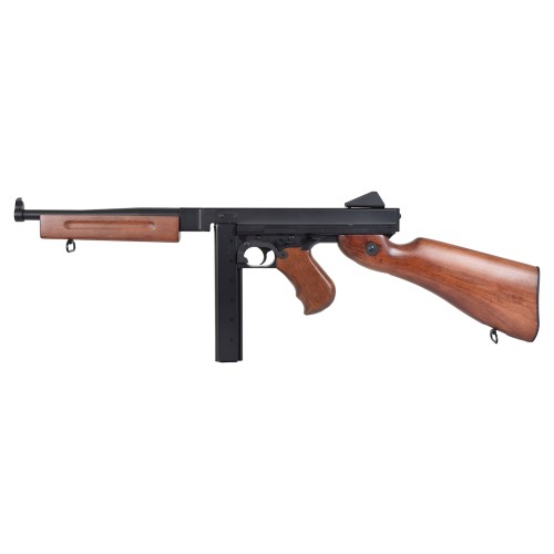 SNOW WOLF FUCILE ELETTRICO THOMPSON M1A1 VERO LEGNO (SW-05W)