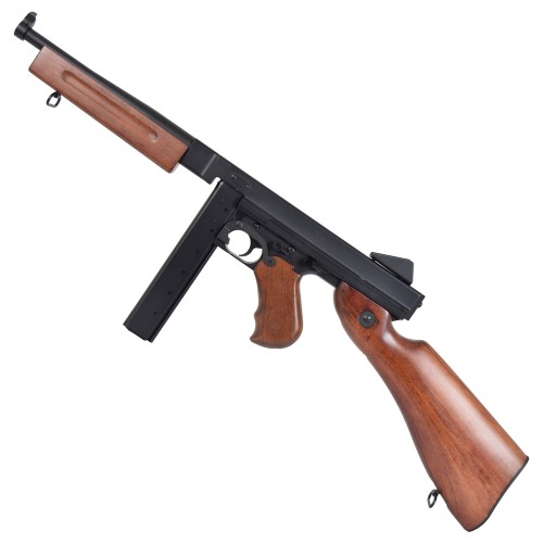 SNOW WOLF FUCILE ELETTRICO THOMPSON M1A1 VERO LEGNO (SW-05W)