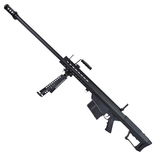 SNOW WOLF SNIPER BOLT ACTION RIFLE BARRET M107A1 FULL METAL BLACK (SW-024S)