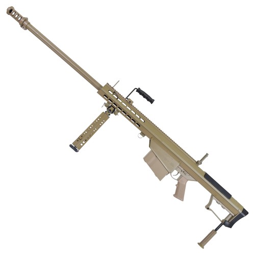 SNOW WOLF SNIPER BOLT ACTION RIFLE BARRET M107A1 FULL METAL TAN (SW-024ST)