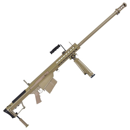 SNOW WOLF SNIPER BOLT ACTION RIFLE BARRET M107A1 FULL METAL TAN (SW-024ST)
