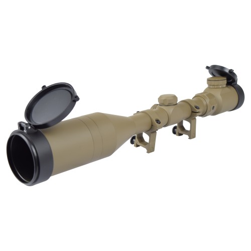 SNOW WOLF ILLUMINATED SCOPE 3x-9X ZOOM 50mm LENS TAN (SW-0220)