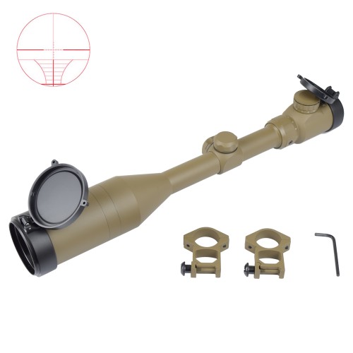 SNOW WOLF ILLUMINATED SCOPE 3x-9X ZOOM 50mm LENS TAN (SW-0220)