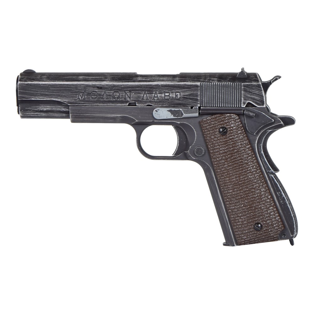 AW CUSTOM GAS PISTOL 1911 MOLON LABE BLACK (AW-NE2002)