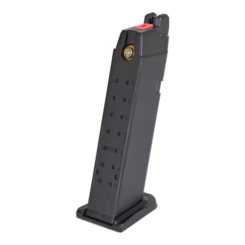 AW CUSTOM GAS MAGAZINE 25 ROUNDS FOR HEX-CUT BLACK (AW-VXMG01)